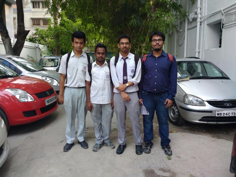 IEM Innovation Lab students (ECE 3rd yrs & CSE 3rd yr) team has entered the Semi-Finals of the ‘DST and Texas Instruments India Innovation Challenge Contest 2017’.