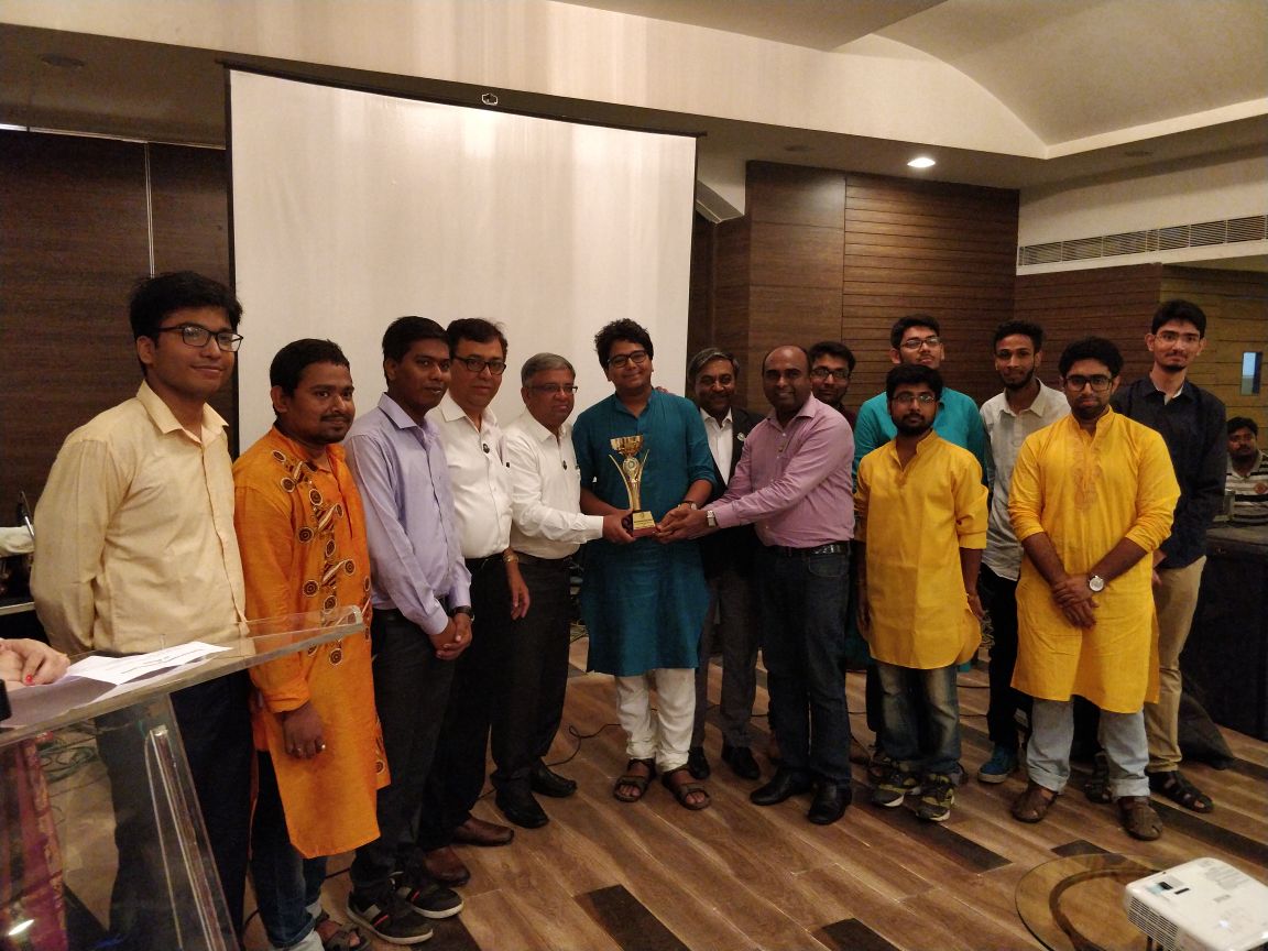 ISHRAE IEM Student Chapter was recognized and awarded as the BEST PERFORMING STUDENTS CHAPTER FOR THE SOCIETY YEAR 2017-18