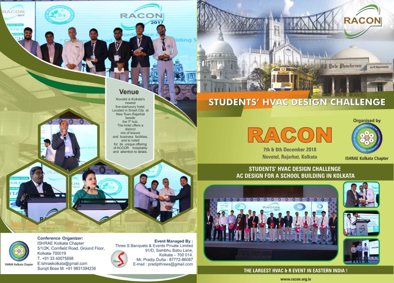 IEM students did hattrick with all 1st, 2nd and 3rd award with 1 1lakh cash prize in RACON 2018