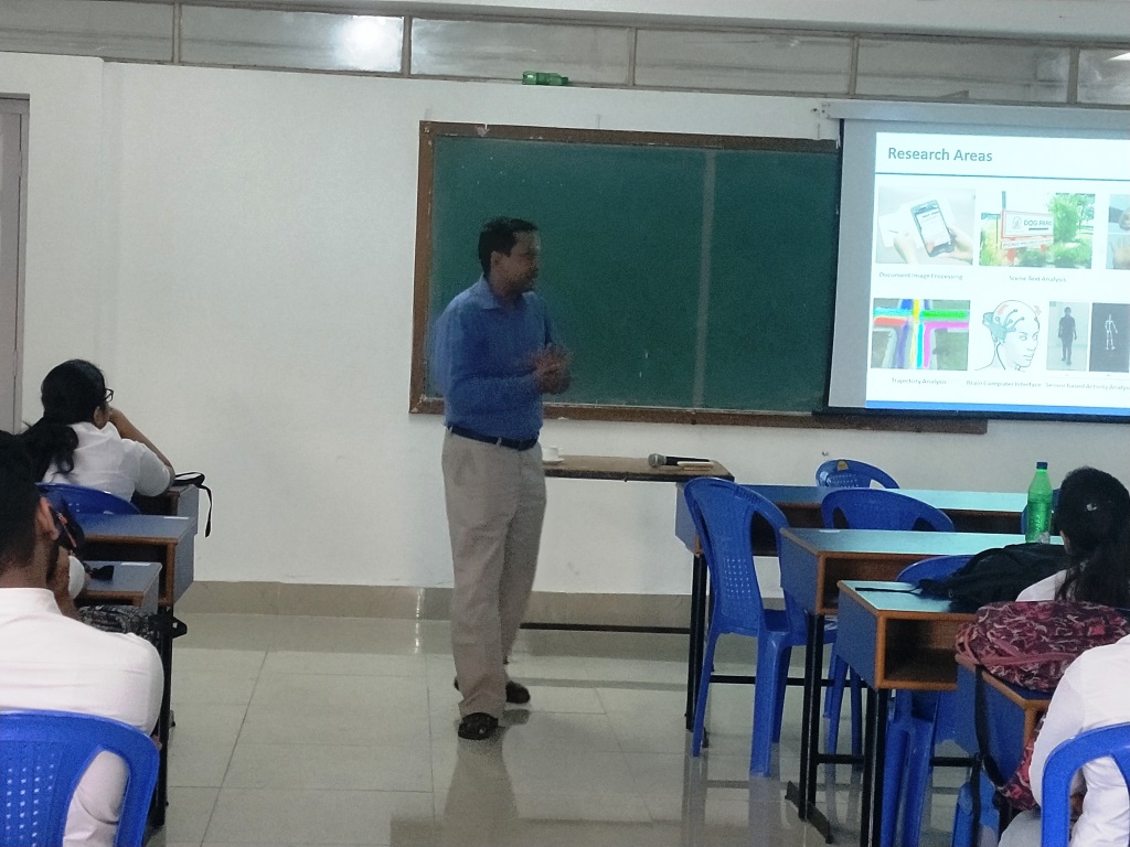 Distinguished Lecture by Prof. Dr. Partha Pratim Roy from IIT Roorkee, IEM alumnus, for BCA 3rd Year students of IEM