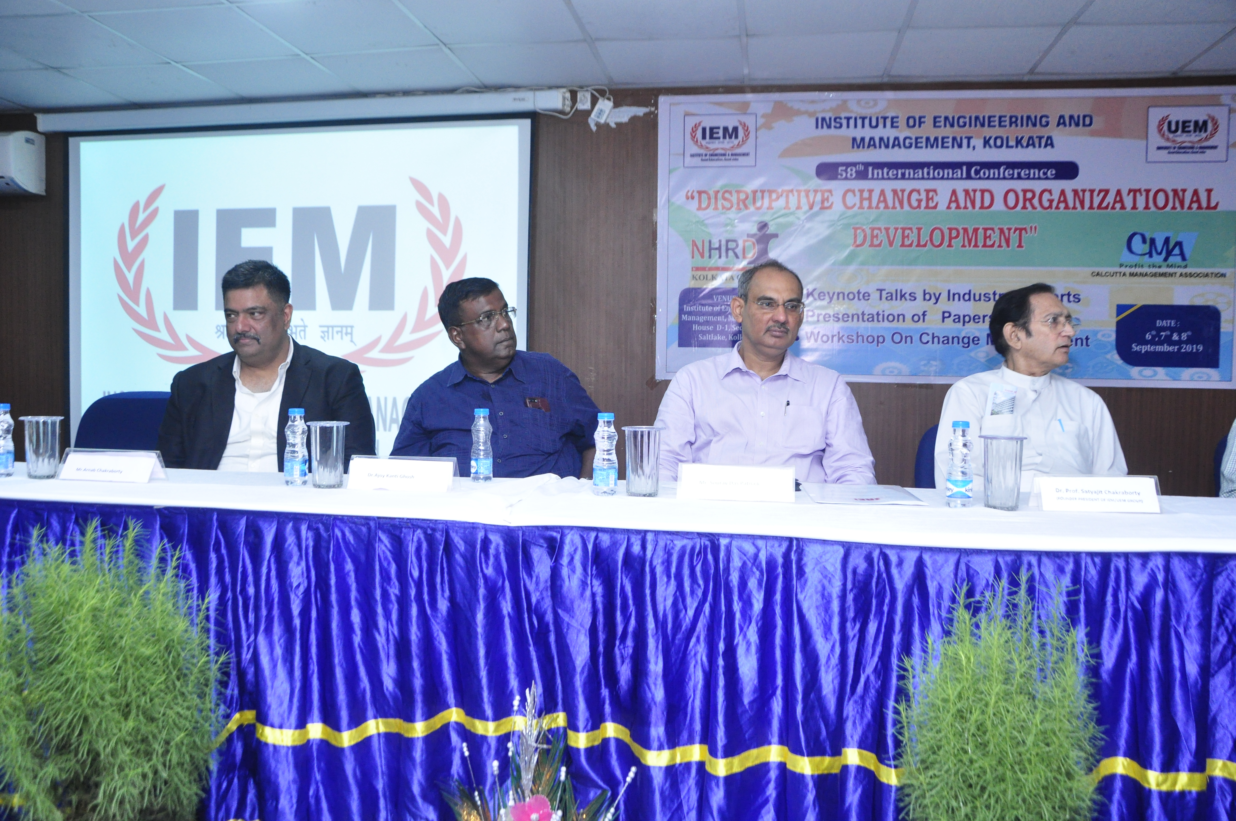 Conference on ‘Disruptive Change and Organizational Development’ organized by IEM