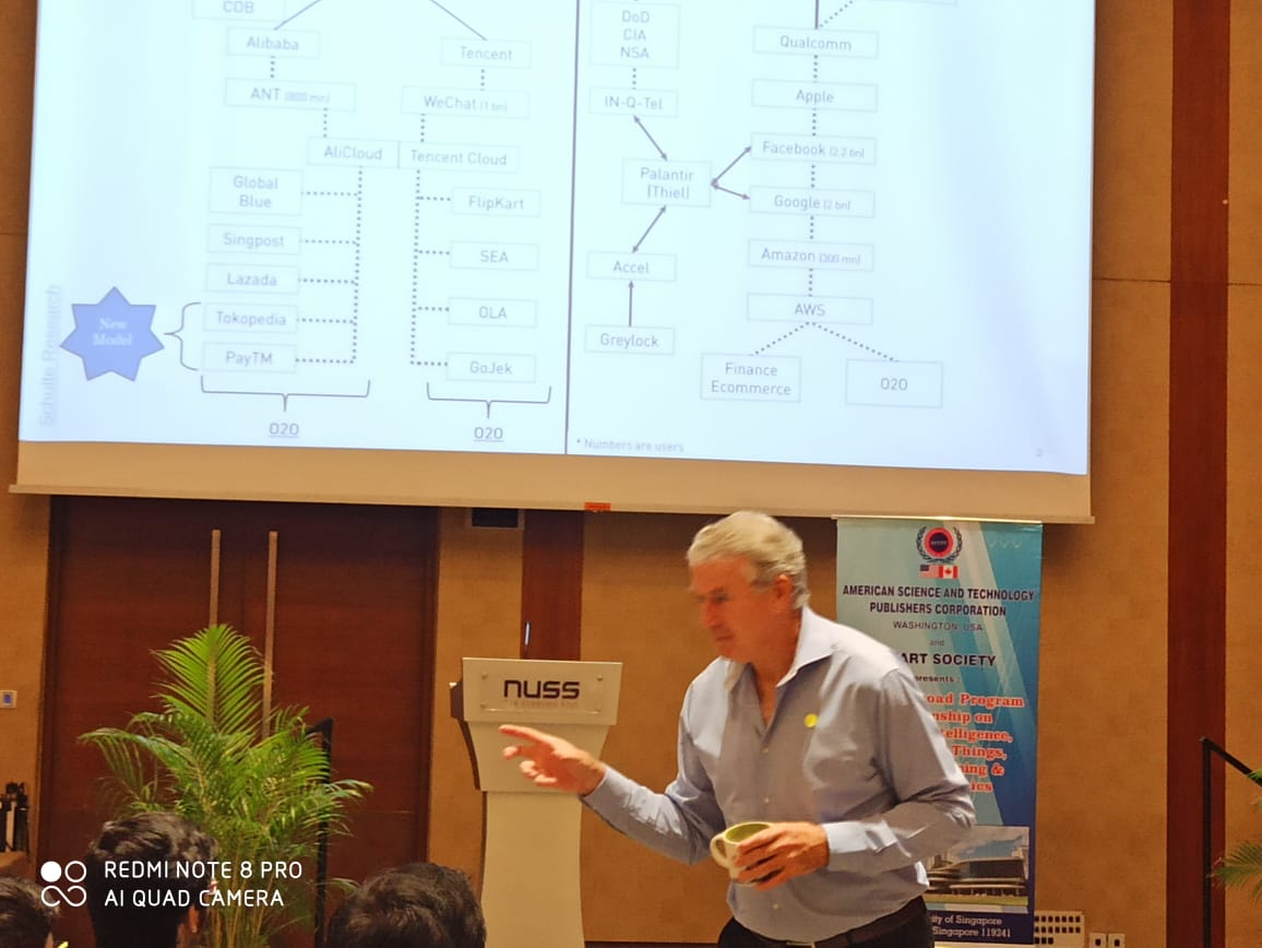 Day- 2 of the Study Abroad Program and Internship began with the introductory lecture of Paul Schulte (from California), Chairman, Schulte Research