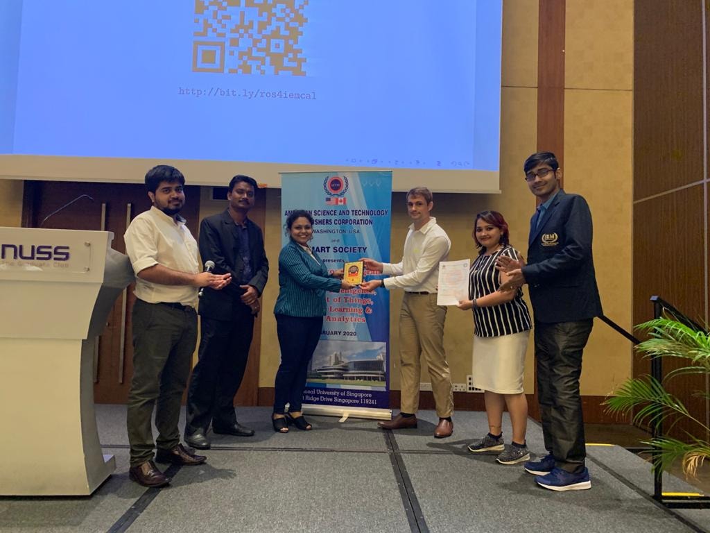 Day- 3 of the Study Abroad Program and Internship egan with the introductory lecture of Dr. Alexander Fell, Assistant Professor, Singapore Institute of Technology at National University of Singapore