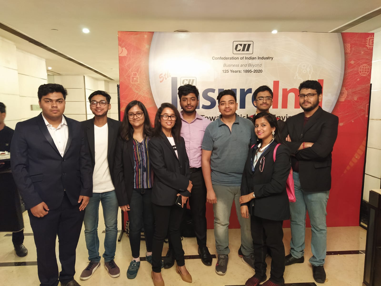 Students of IEM Kolkata attended the seminar which was organized by CII on recent trends in finance & role of insurance on 15th February 2020 at The Park Kolkata