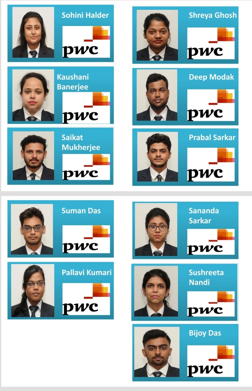 Placement of IEM Kolkata, MBA & PGDM (FINANCE) in PwC
