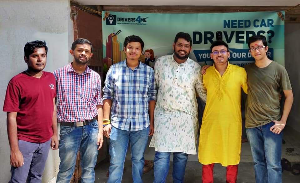A group of 5 Computer Science Engineers, all hailing from the Institute of Engineering & Management (IEM), Kolkata, who launched Drivers4Me