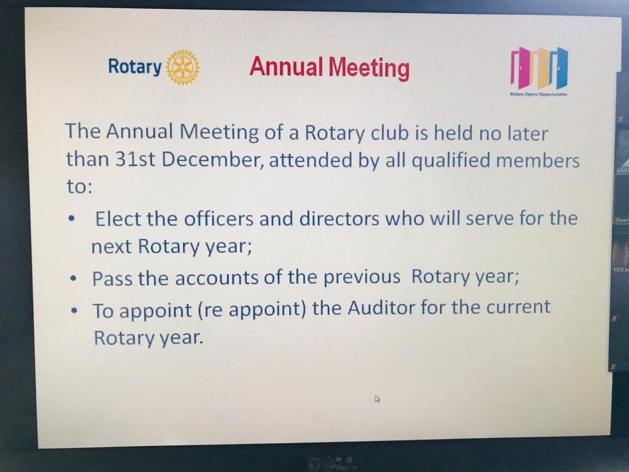 Rotary Club of Salt Lake Silicon Valley participated in the District 3291 Training Program