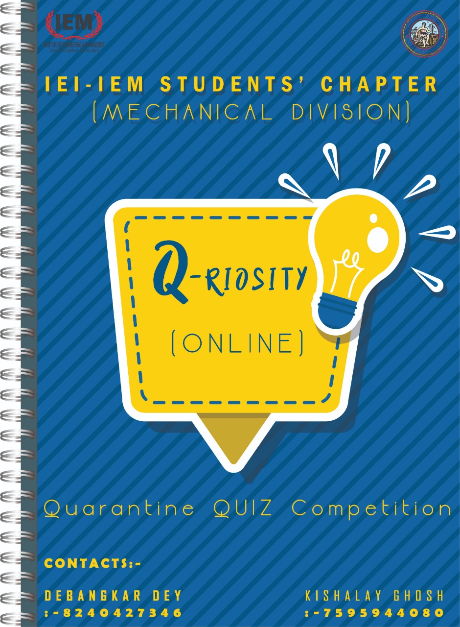 QUARANTINE QUIZ by IEI-IEM students chapter