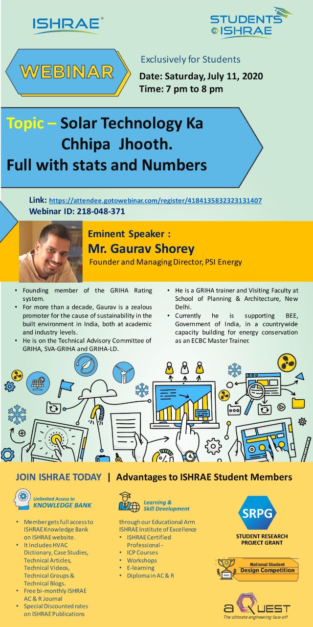 Webinar on 11th July delivered by Speaker Mr. Gaurav Shorey on topic “Social Technology ka chhipa Jhooth full with stats & Number”
