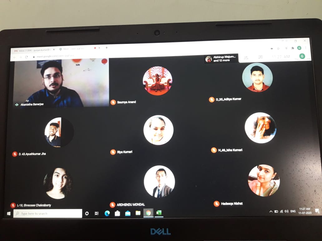 Mr. Aknishto Banerjee, alumnus, 2018 Mechanical engineering- IEM and currently working for Government of India, delivered his special session in ongoing AUTOCAD certification course