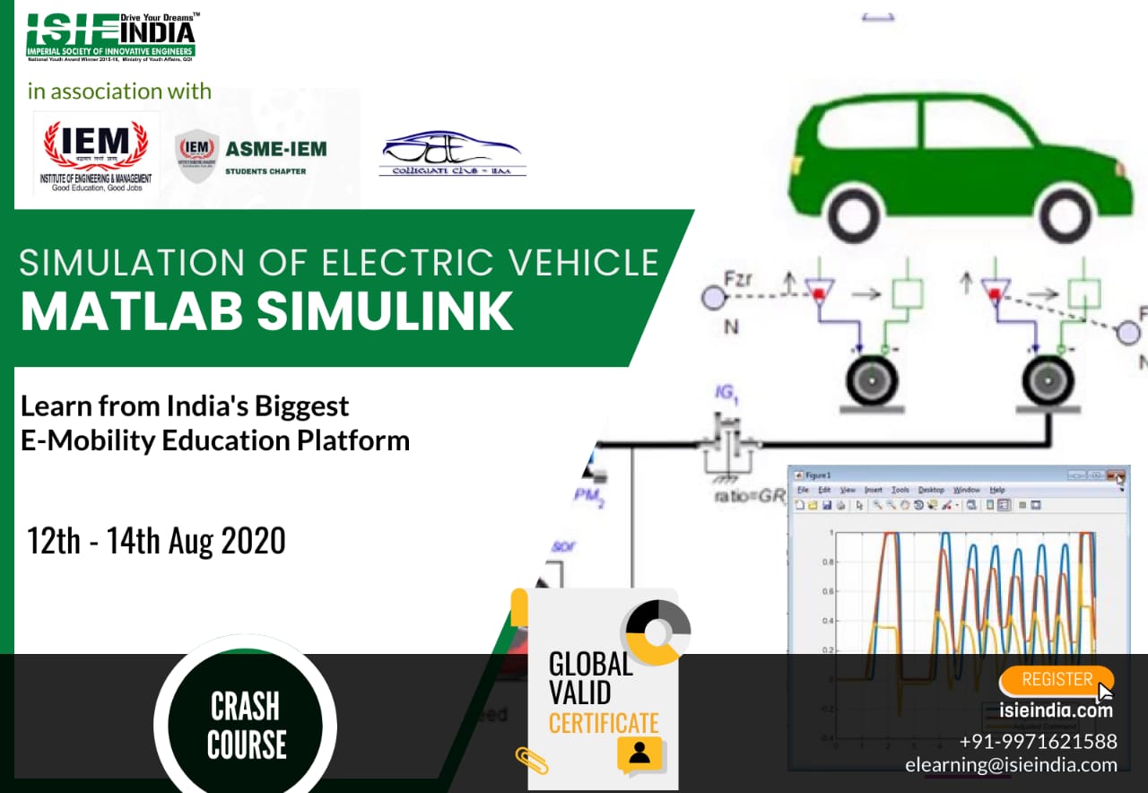 Online workshop on architecture of Electric Vehicles from 12th-14th August 2020