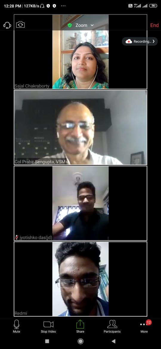 In association with Rotary Club of Saltlake Silicon Valley & Inner Wheel Club of IEM Department of Management & Department of Basic Science & Humanities celebrated 74th Independence Day