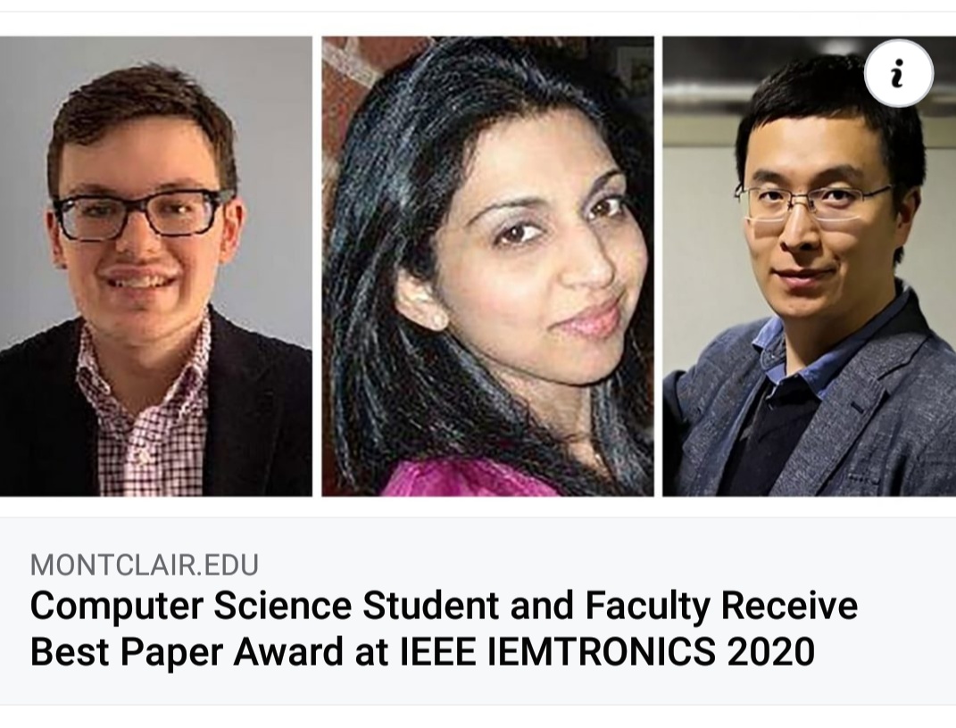 IEMTRONICS conference best paper award