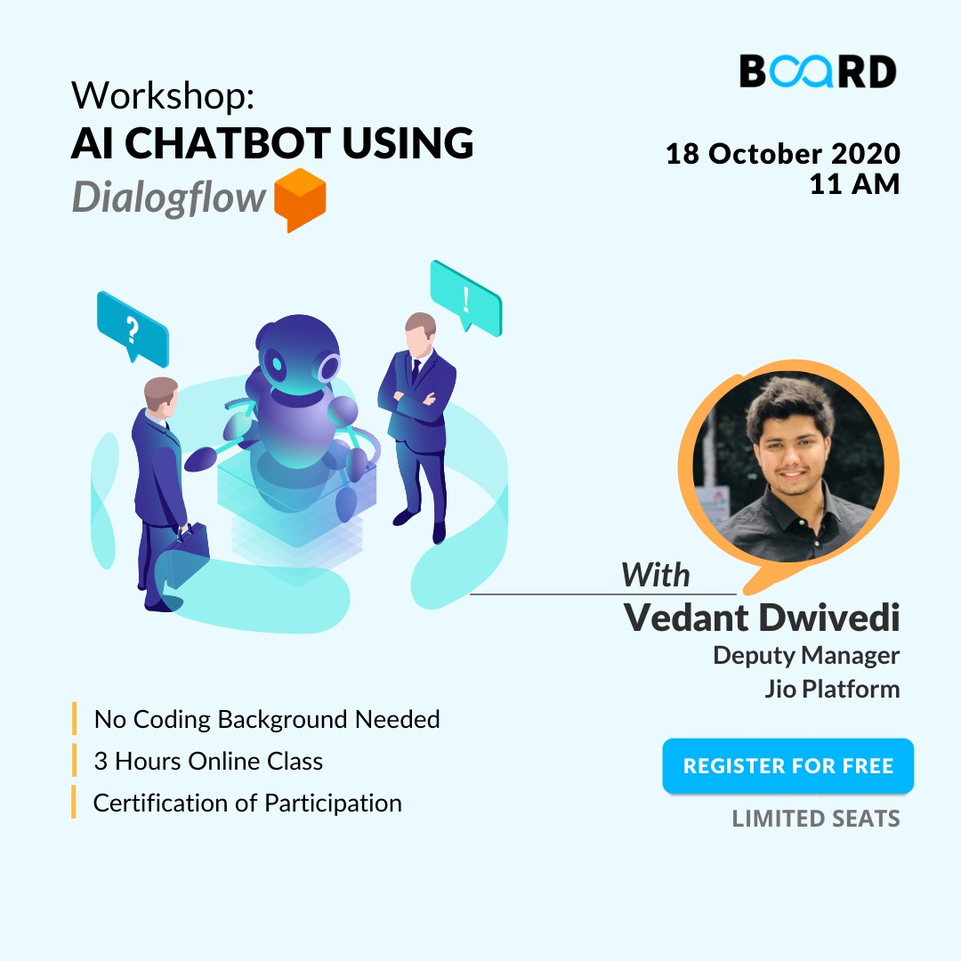Build your Own AI Chatbot using Dialogflow Workshop