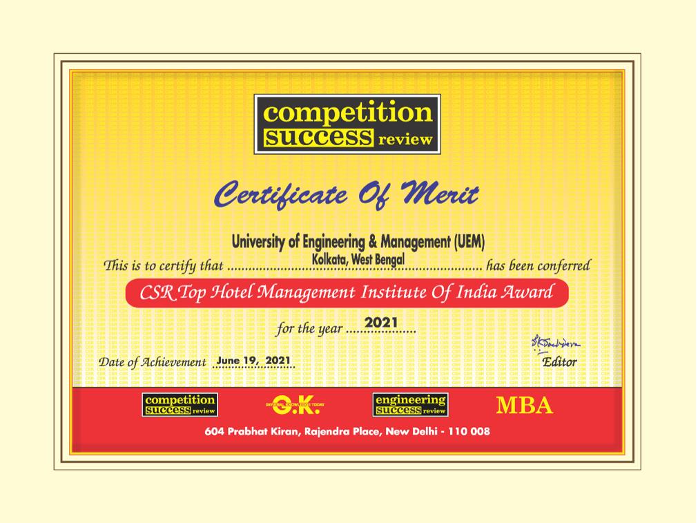IIIHM has ranked top Hotel Management Institute of India