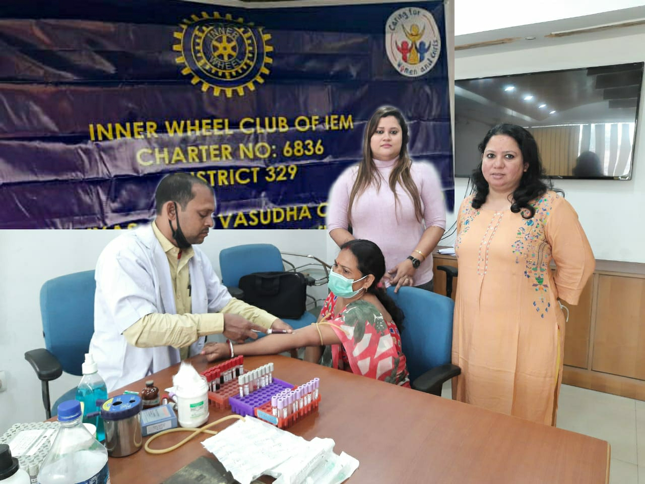 Covid Testing & Vaccination Drive for faculty members & staff on 16 th April,2021