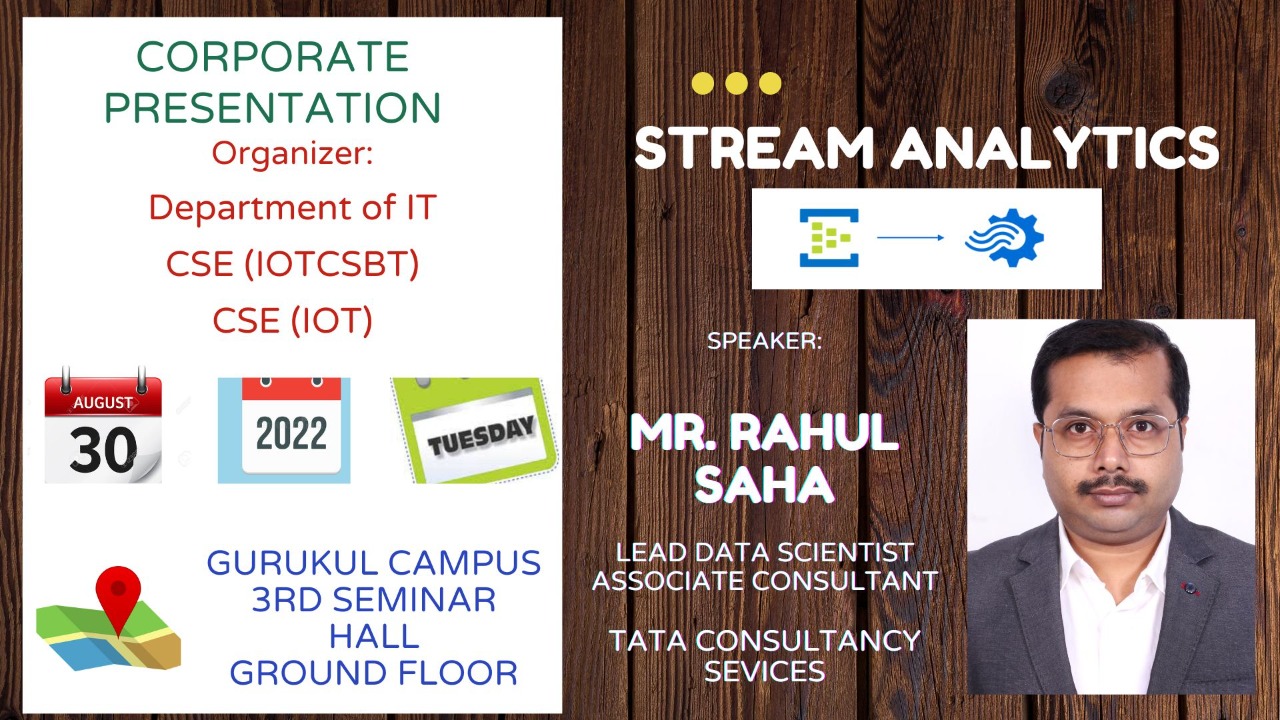 Corporate Presentation organized by IEM IT department