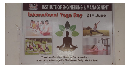Celebration of “INTERNATIONAL YOGA DAY” in IEM