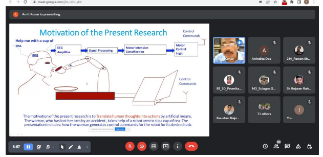 Research talk report as organized by CSE department on 02.09.2022