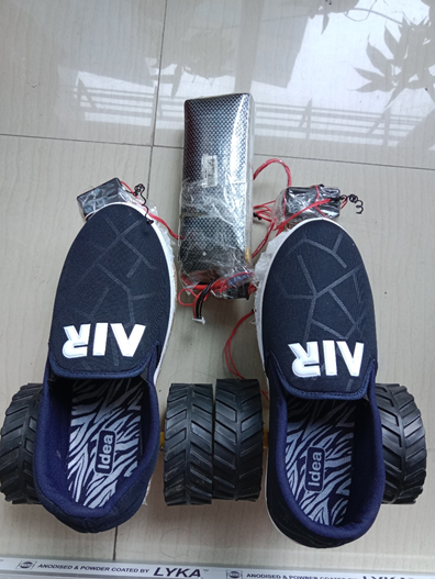 Remote Controlled Wheel Shoe