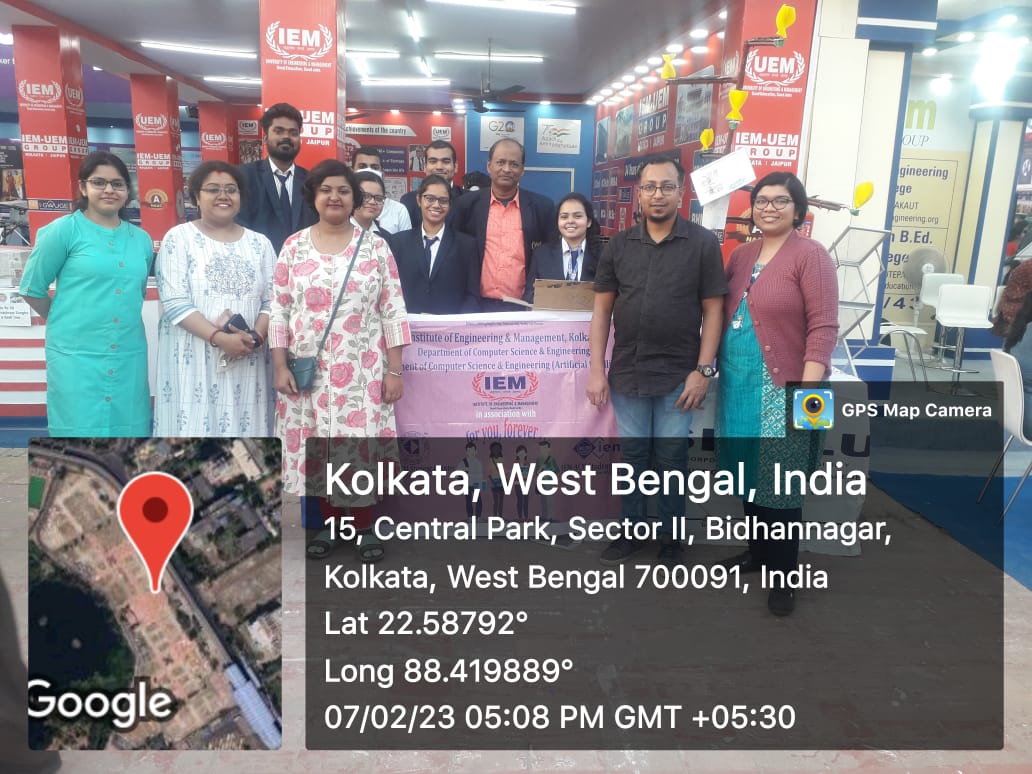 CSR activity of CSE And CSE(AI) department on Kolkata International Book fair