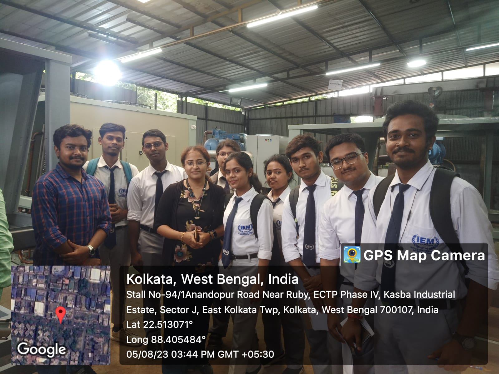 Industry visit organized for Mechanical students of IEM