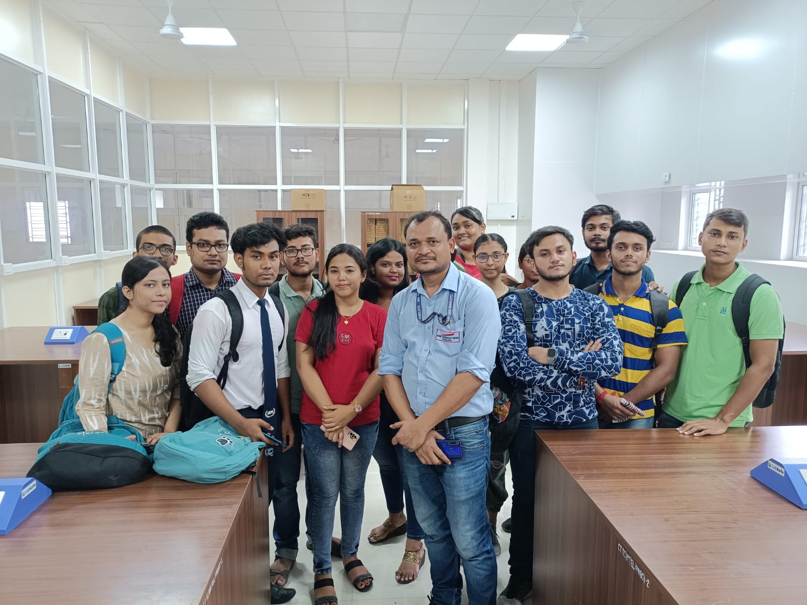 Students of EE & EE have participated in an internship program on PLC, SCADA