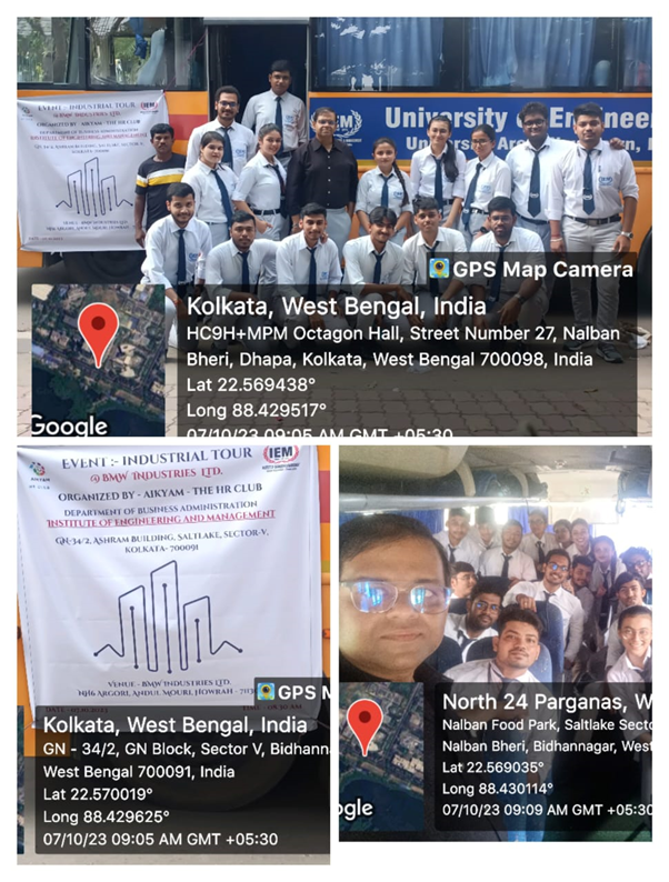 Industry visit organized by IEM BBA department