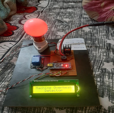 MACHINE OVERHEAT DETECTOR WITH ALERT