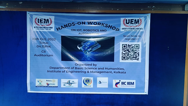 Workshop on IoT, Robotics, and Automation