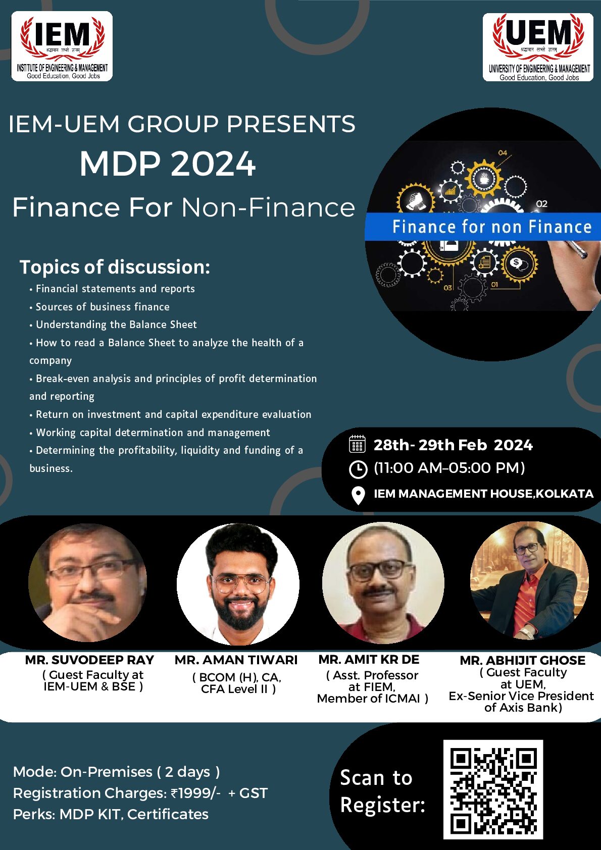 MDP program on the topic “Finance for Non-Finance Managers”