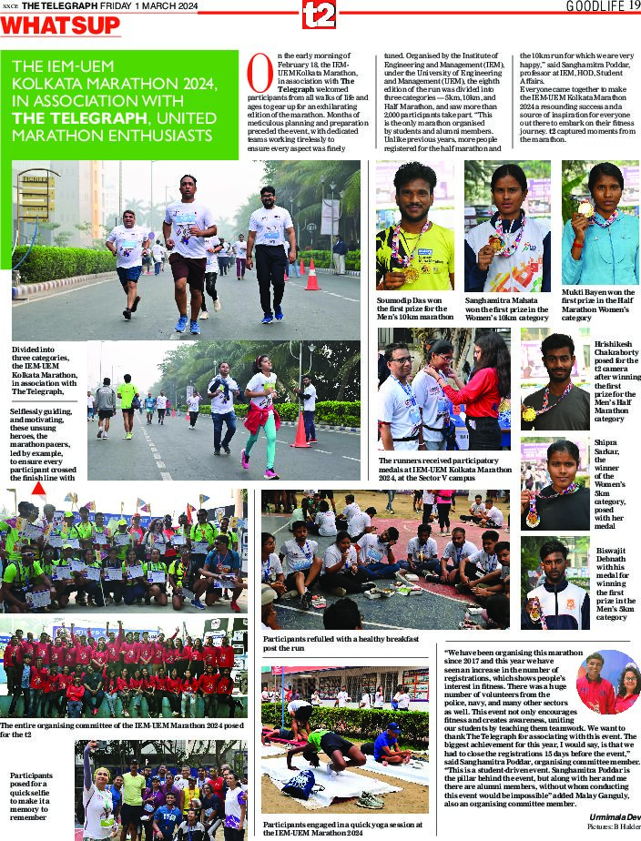 Paper Cutting Of Marathon Event
