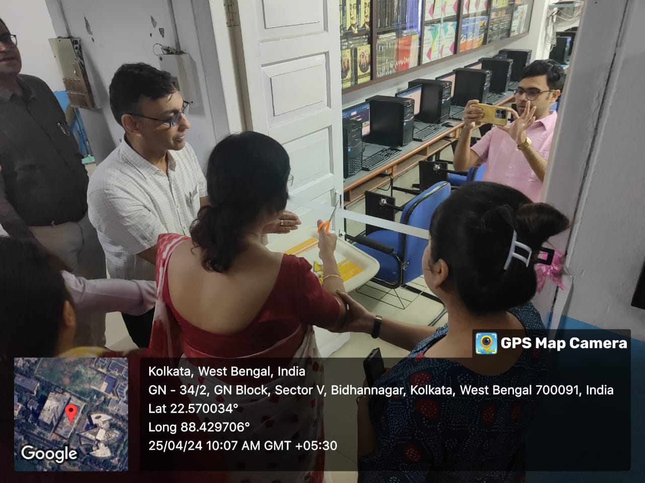 Inauguration of Digital Library at Ashram Building - IEM Group