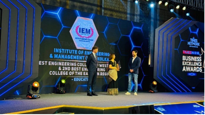 IEM has received Best Engineering College in by Times Now