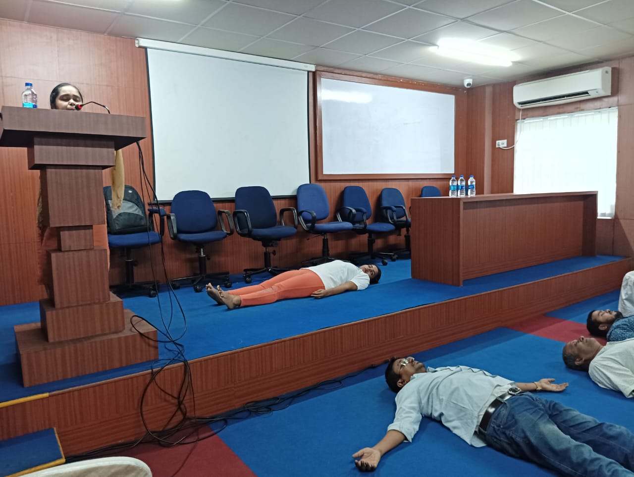Celebration of International Yoga Day in College