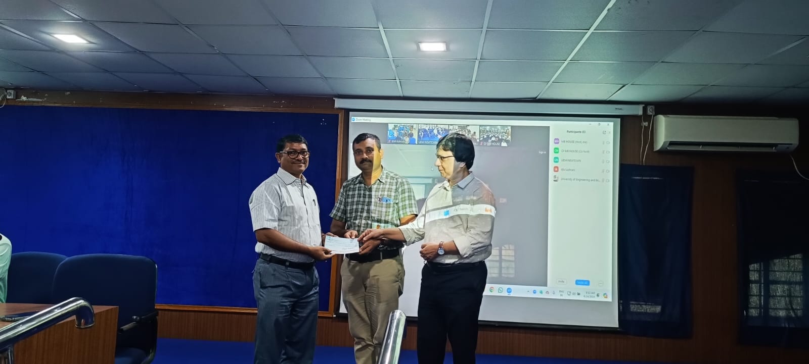 Distribution of the Grant-in-Aid Project Funds