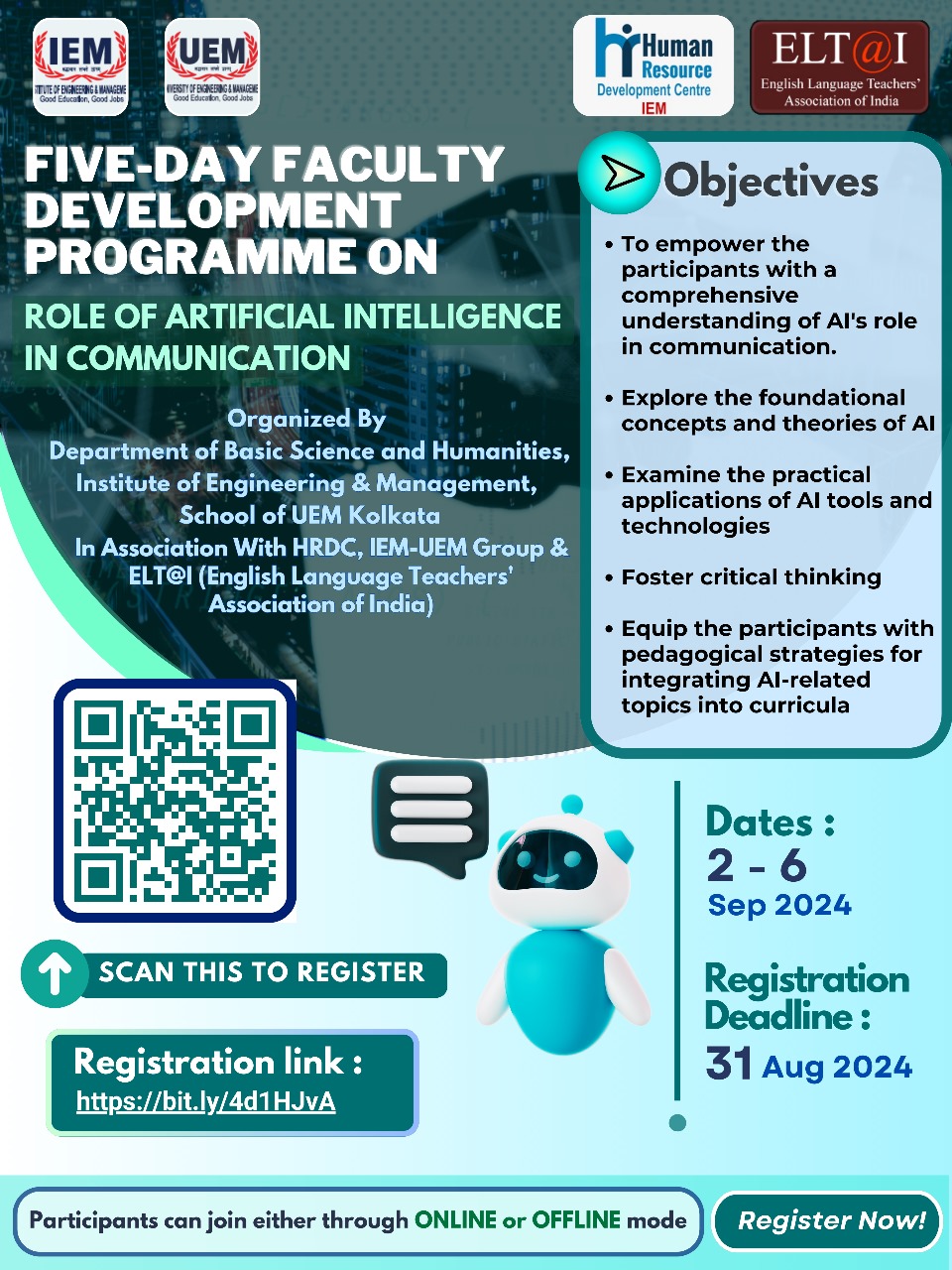 Five-Day FDP on "The Role Of Artificial Intelligence In Communication ...